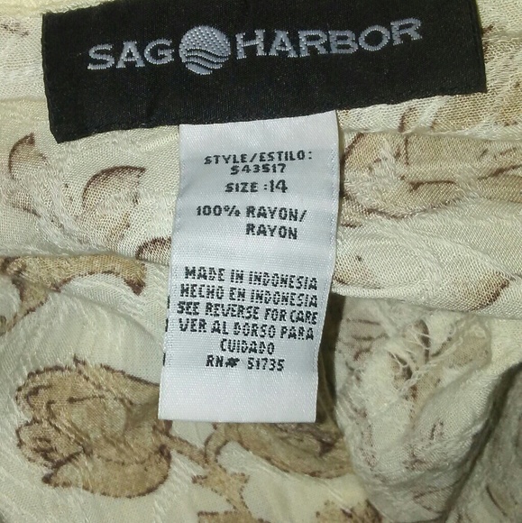 Vintage Pinup Retro Rose Floral Gold 1990s Blouse - Picture 7 of 8